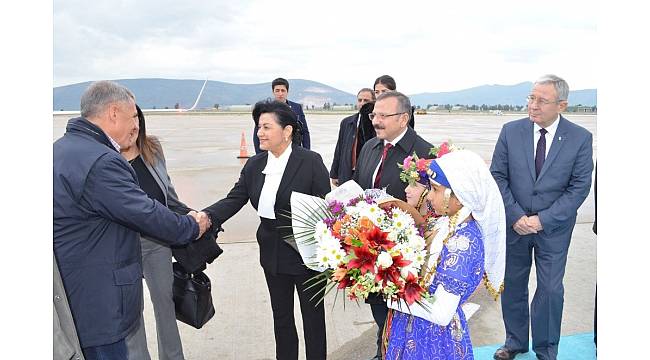 Tataristan Cumhurbaşkanı Minnihanov'dan sürpriz ziyaret