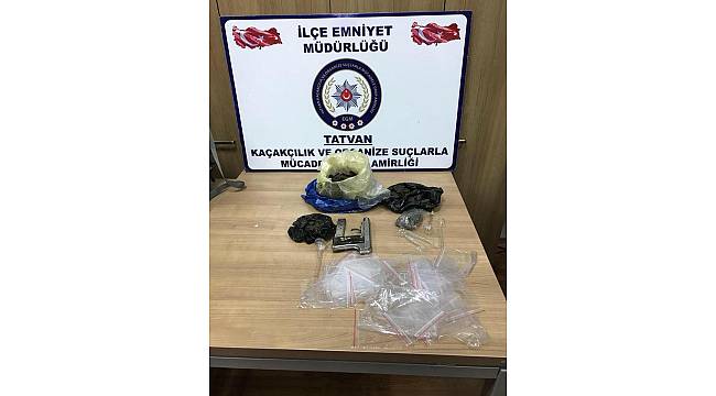 Tatvan'da uyuşturucu operasyonu: 2 tutuklama