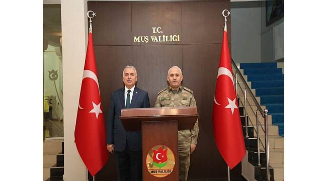 Tümgeneral Güney&#39;den Vali Yıldırım&#39;a ziyaret