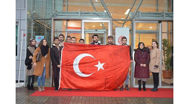 Üniversite öğrencilerinden Afrin Harekâtı'na destek