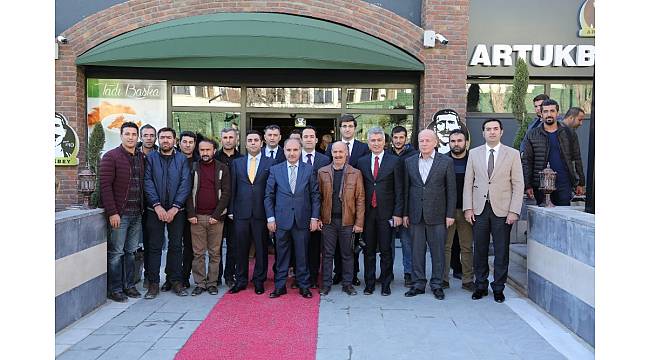 Vali Aktaş, gazeteciler ve ilçe kaymakamları ile bir araya geldi