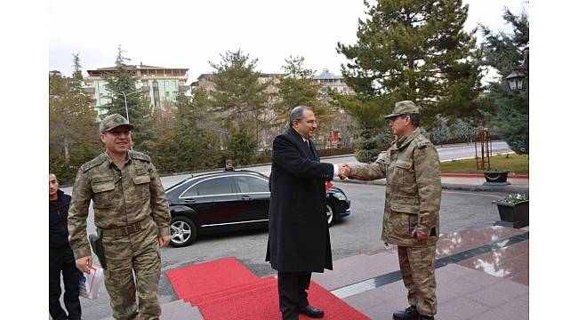 Vali Kaban'dan Tümgeneral Asım Kocaoğlu'na ziyaret