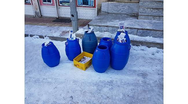 Van'da kaçak sigara operasyonu