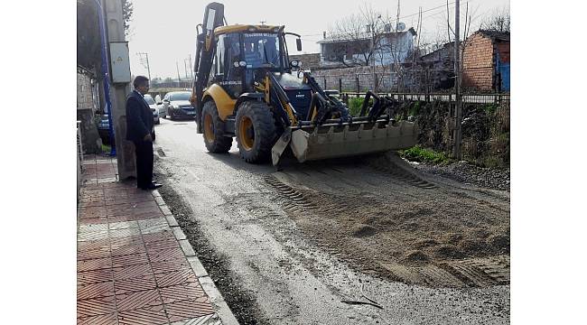 Yunusemre'den Fevzi Çakmak'ta yol çalışması