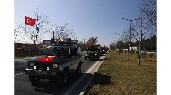 'Offroad'culardan Mehmetçiğe destek konvoyu
