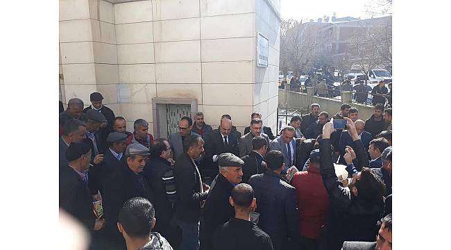 Afrin şehitleri için Mevlidi Şerif okutularak helva dağıtıldı