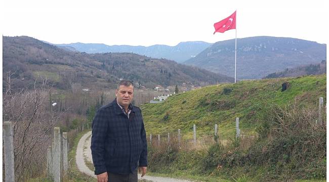 Amasra'dan Zeytin Dalı operasyonuna dev Türk bayrağı ile destek
