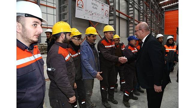 ATO Başkanı Baran, ilk yerli tünel açma makinesini inceledi