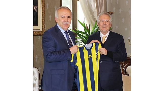 Aziz Yıldırım'dan Hatay Valisi Erdal Ata'ya ziyaret
