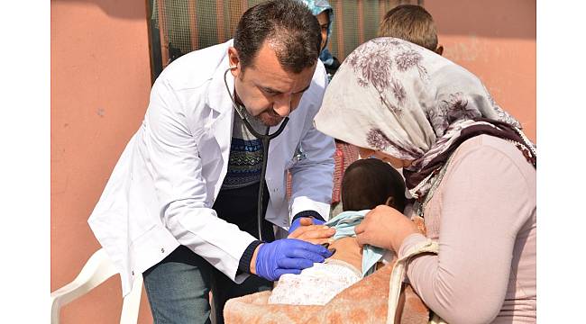 Başil'de 78 kişi sağlık taraması hizmetinden faydalandı