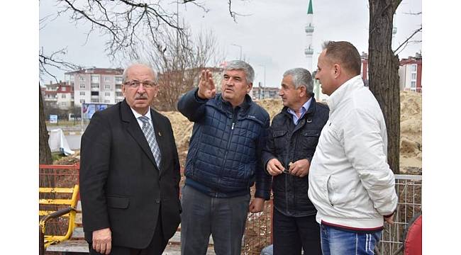 Başkan Albayrak Kapaklı'da çalışmaları yerinde inceledi