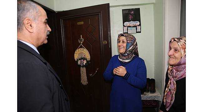 Başkan Aydın'dan esnaf ziyareti