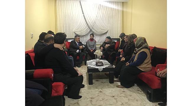 Başkan Özgüven&#39;den çat kapı ziyaretler