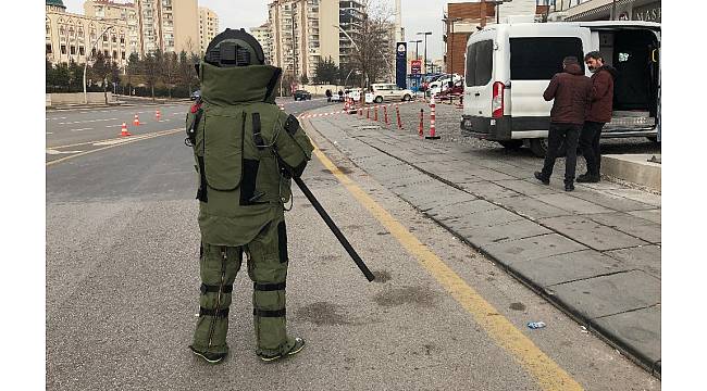 Başkent'te şüpheli çanta paniği