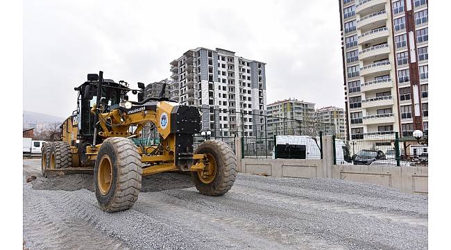 Battalgazi Belediyesi'nin yol yapım çalışmaları