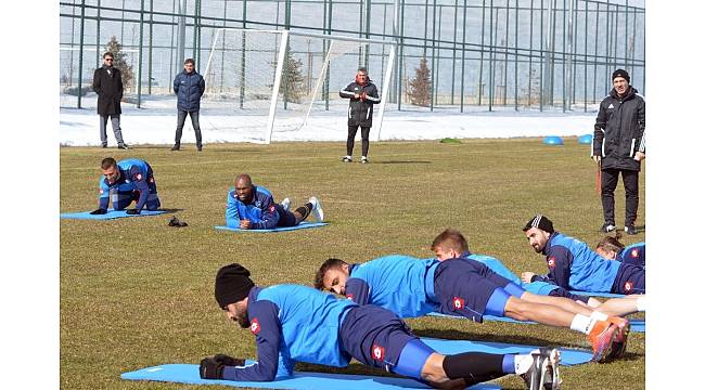 BB. Erzurumspor'da Samsunspor maçı hazırlıkları