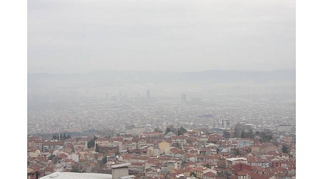 Bursa'nın kirli havasını lodos da temizleyemedi
