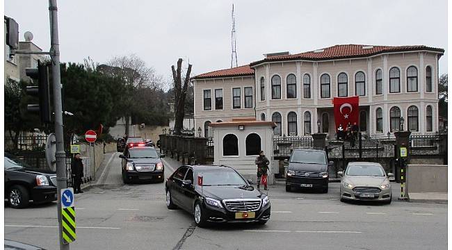 Cumhurbaşkanı Erdoğan Beylerbeyi Sarayı'na gitti