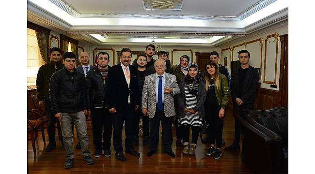 Devletin çocukları Vali Necati Şentürk'ü ziyaret etti