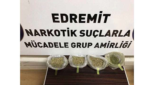 Edremit'te uyuşturucu operasyonu