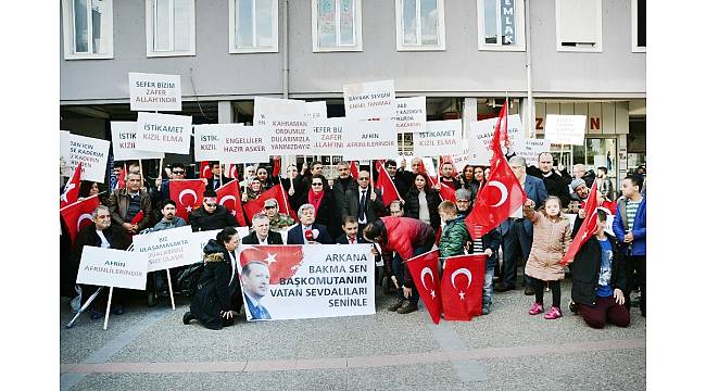 Engellilerden Afrin'e büyük destek