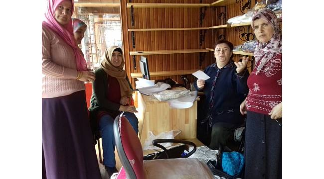Engellilerin el emeği ürünleri görücüye çıktı