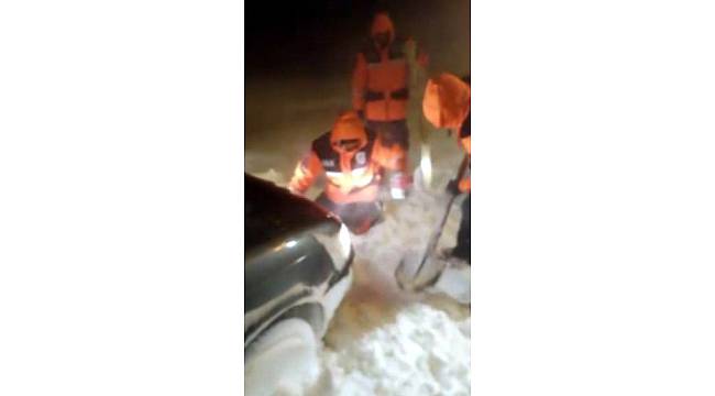 Erciyes'te mahsur kalan 45 kişi jandarma tarafından kurtarıldı