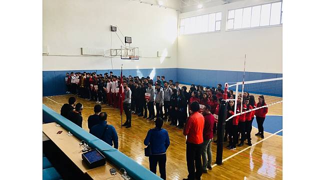 Erzurum'da voleybol heyecanı