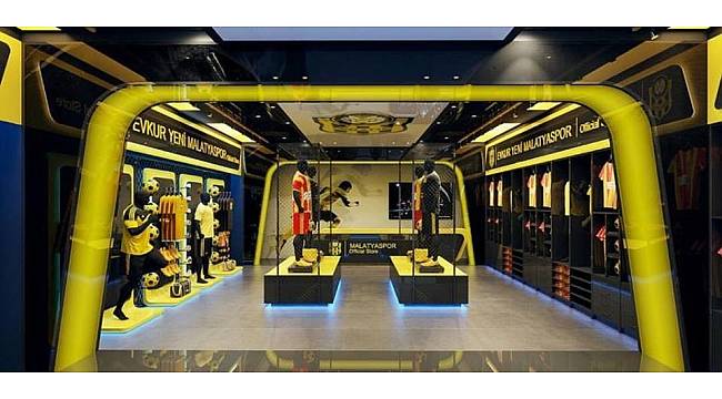 Evkur Yeni Malatyaspor'un ikinci kulüp mağazası böyle olacak