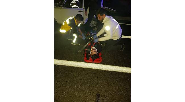 Finike'de trafik kazası: 2 yaralı