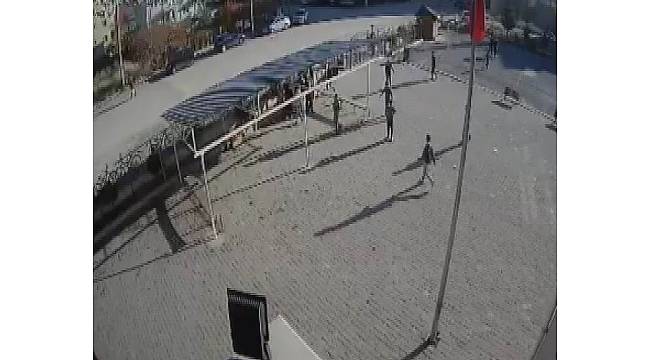 Güvenlik kamerasına yansıyan darp olayıyla ilgili soruşturma başlatıldı