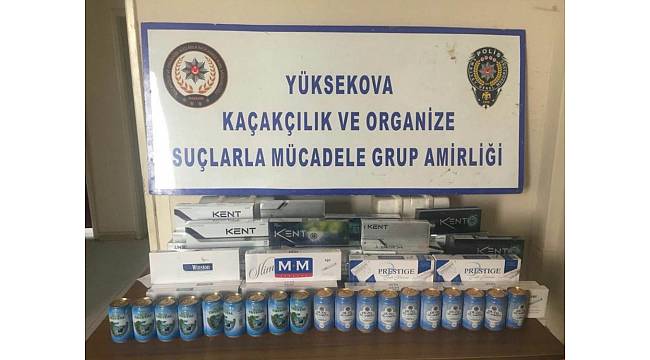 Hakkari'de kaçakçılık operasyonu