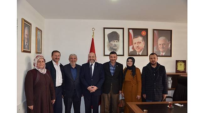 Hisarcık AK Parti Teşkilatı'ndan Çetinbaş'a 'hayırlı olsun' ziyareti