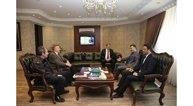 İl Emniyet Müdüründen Başkan Akın'a ziyaret