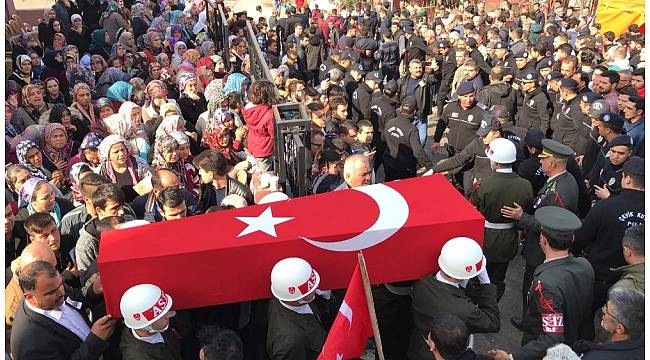 İskenderun şehit uzman çavuşu uğurluyor