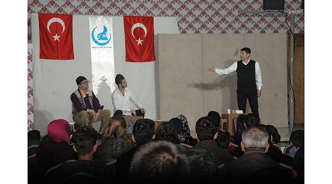 Isparta'da bağımlılıkla mücadele tiyatrosu