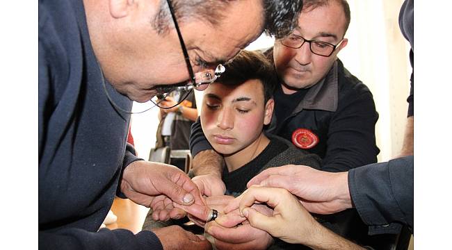 İtfaiyeden 'yüzük' operasyonu