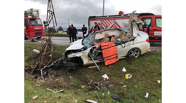 Kahramanmaraş'ta trafik kazası: 1 ölü, 2 yaralı