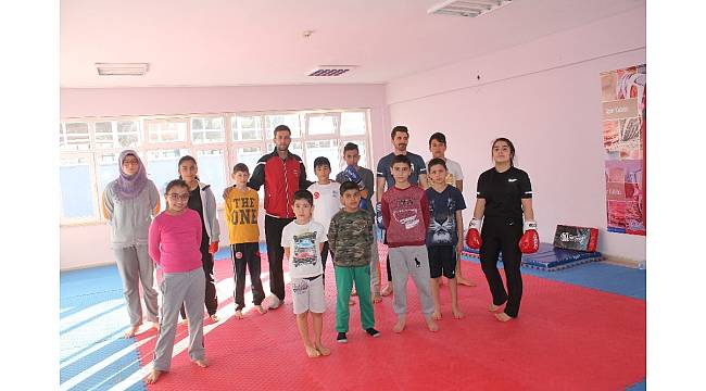 Kaman'da savuma sporlarına yoğun ilgi