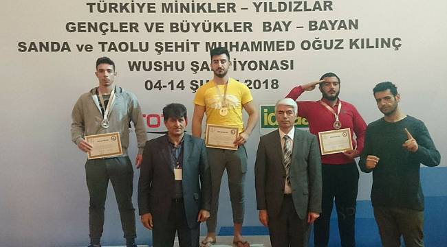 Malatyalı sporcular Wushu şampiyonasından dereceyle döndü