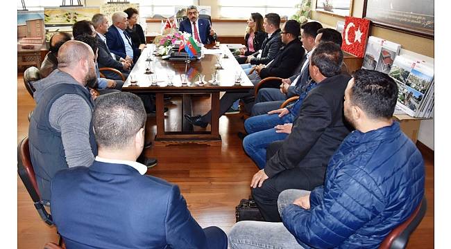 Marangozlar Başkan Alıcık'ı ziyaret etti