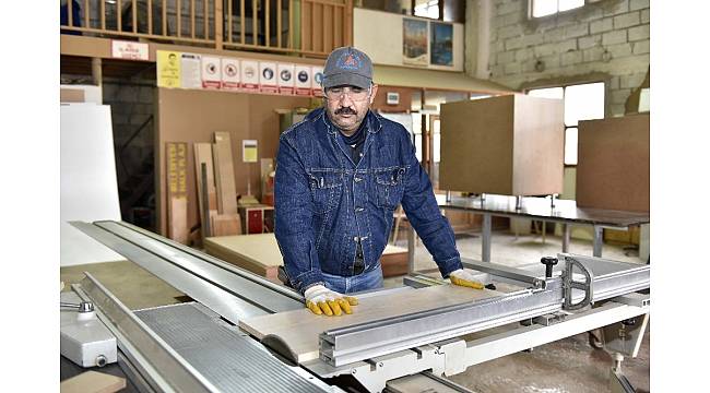 Miniklerin mobilyaları Fen İşleri'nden