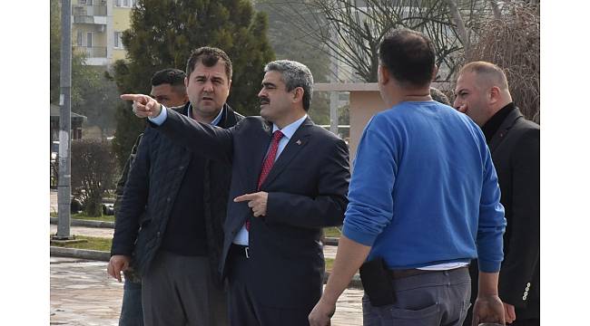 Nazilli Cumhuriyet Parkı'nda yenileme çalışmalarında sona gelindi