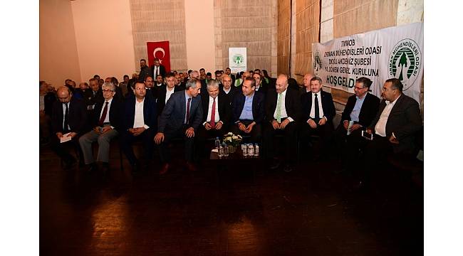 Orman Mühendisleri Genel Kurulu'nda Başkan Sözlü'den 'Türklük' vurgusu