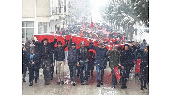 Pazarlar'da 'Tüm Anadolu ayaktayız, emperyalizme karşı savaştayız' mitingi