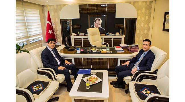 Rektör Alma, Vali Yardımcısı Koçak'ı ziyaret etti