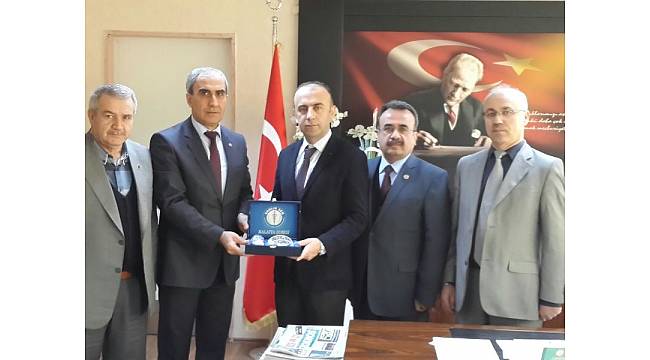 Sağlık-Sen'den Başhekim Keleş'e 'hayırlı olsun' ziyareti