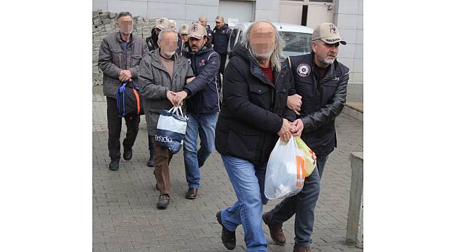 Samsun'da terör propagandasından gözaltına alınan 6 kişi adliyeye sevk edildi