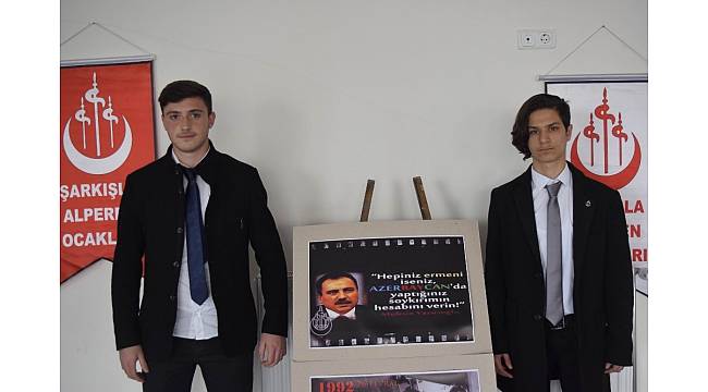 Şarkışla'da Hocalı Katliamı sergisi