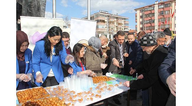 Şehit Akpınar için lokma dağıtıldı